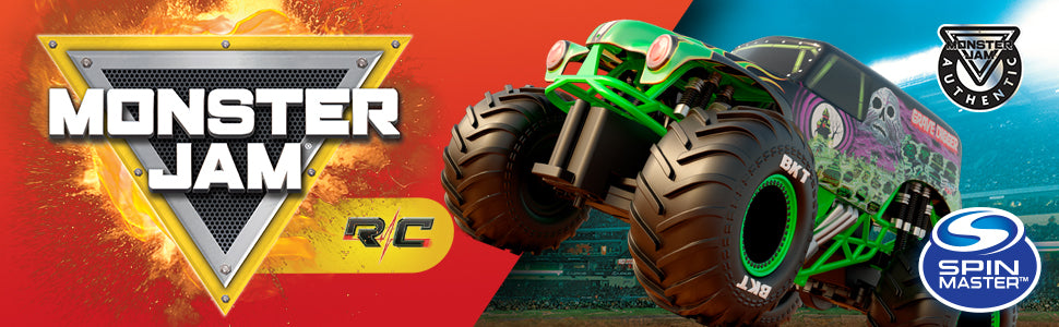 Monster Jam, Official Grave Digger Remote Control Truck 1:15 Scale, 2.4GHz