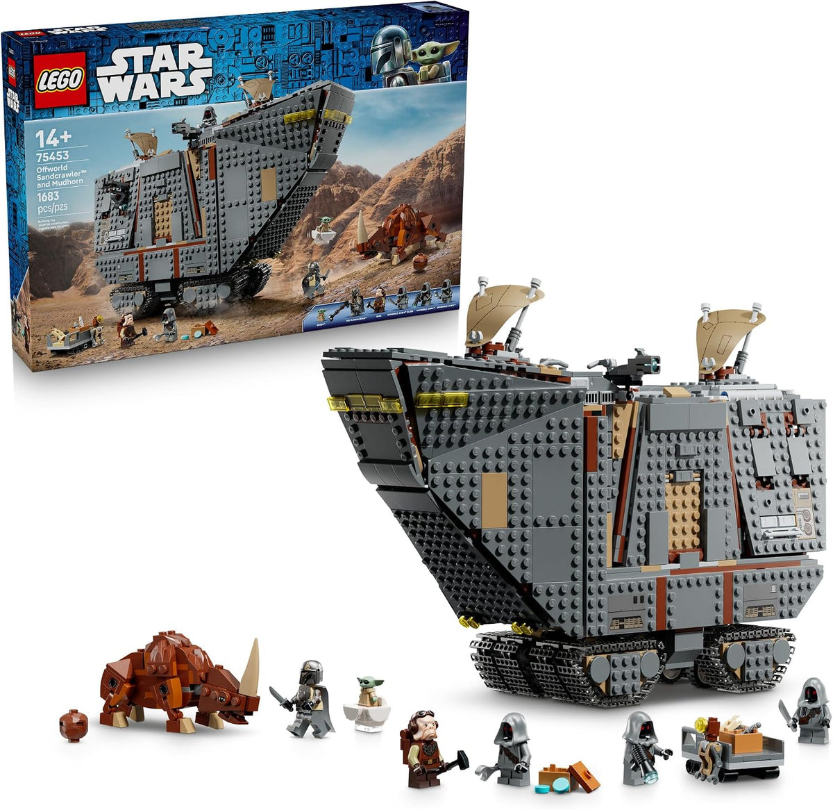 LEGO Star Wars Offworld Sandcrawler and Mudhorn 75453