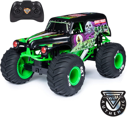 Monster Jam, Official Grave Digger Remote Control Truck 1:15 Scale, 2.4GHz